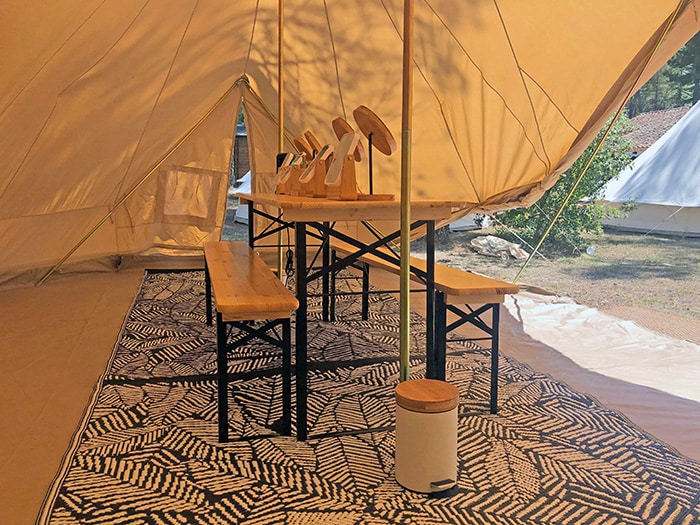 location tentes nomades confort plus 2 pers