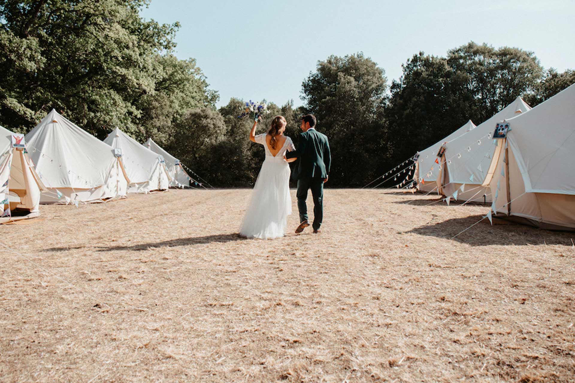 camp nature mariage