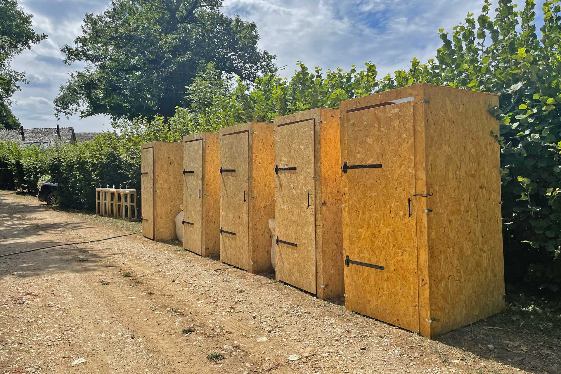 sanitaires mariage en plein air