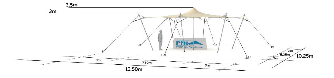 plan de repérage de la tente de réception s-39M2