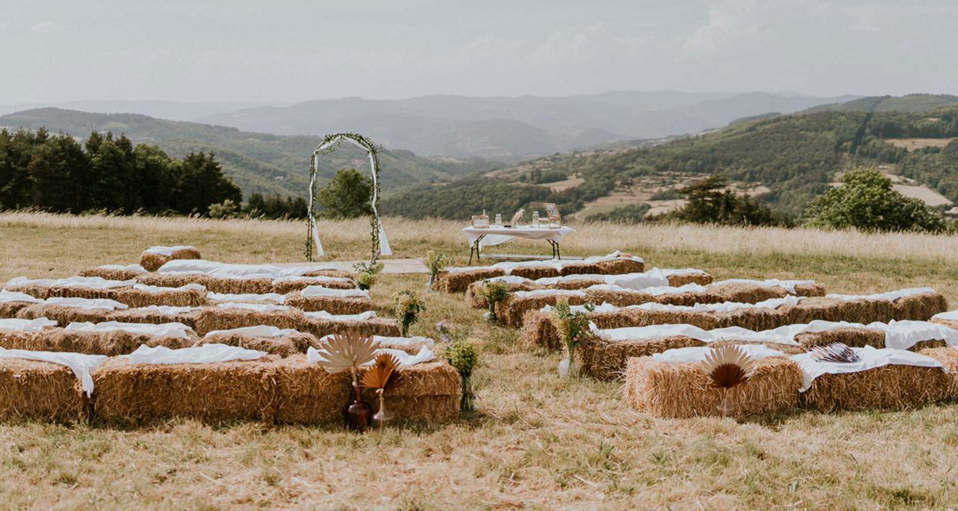 mariage en plein air nature