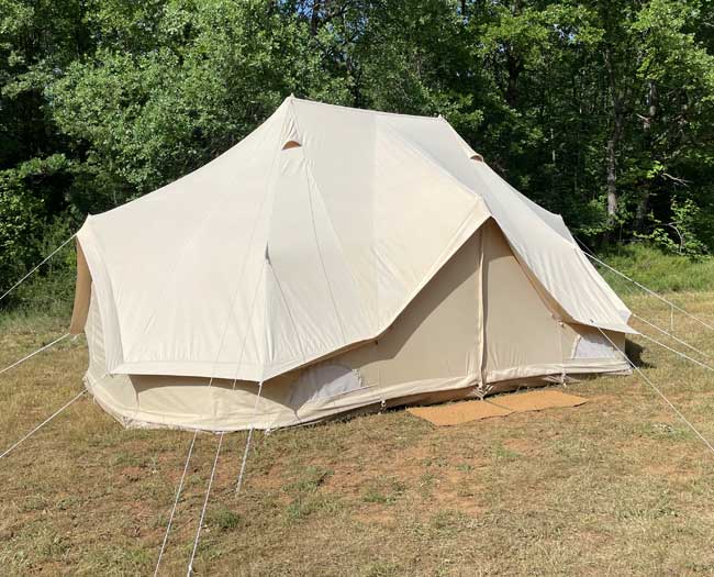 location tente nomade beaute 8 pers vue fermee