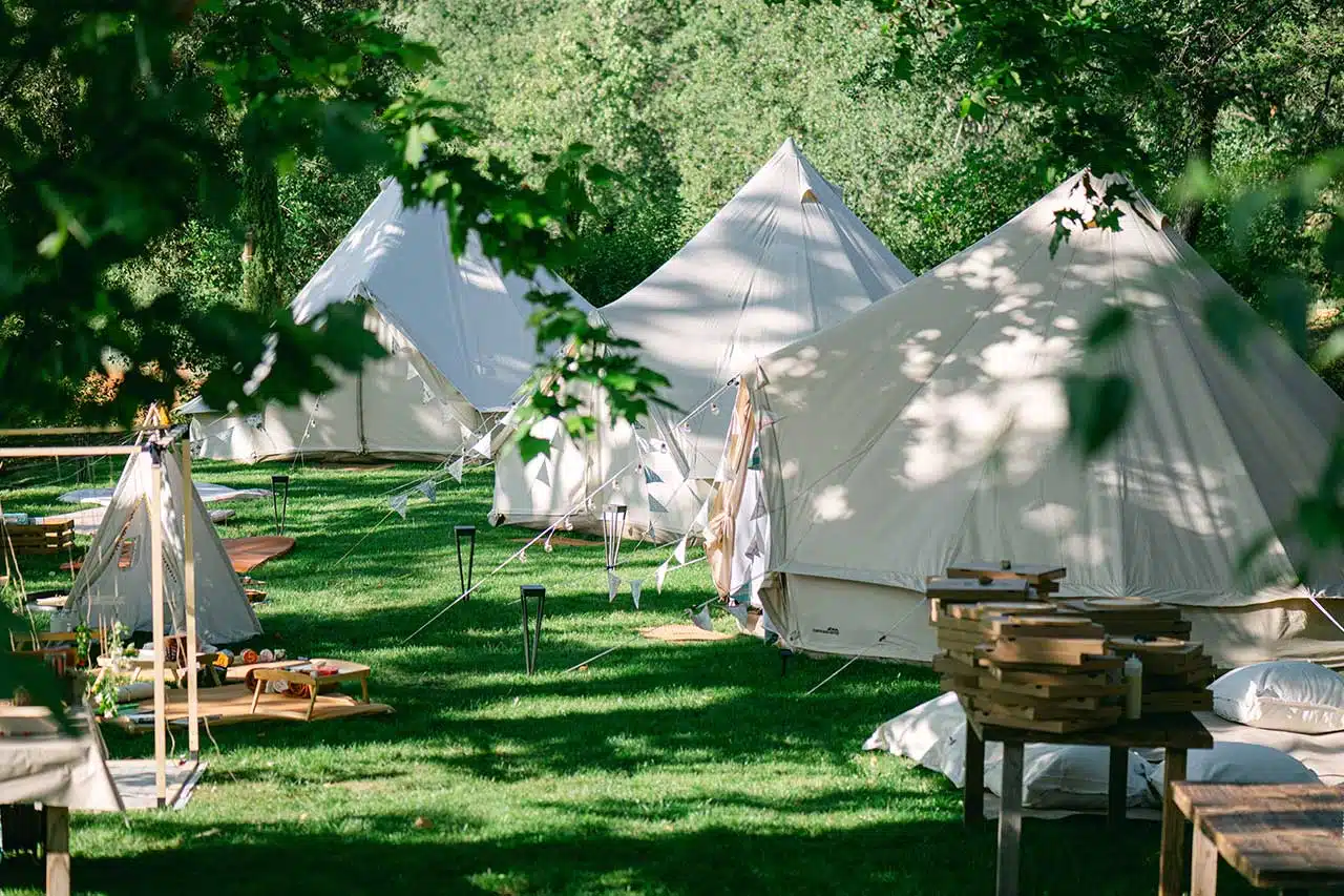 anniversaire ados sous tipis