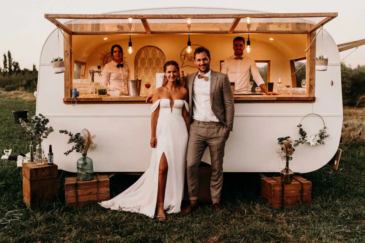 bar caravane de mariage