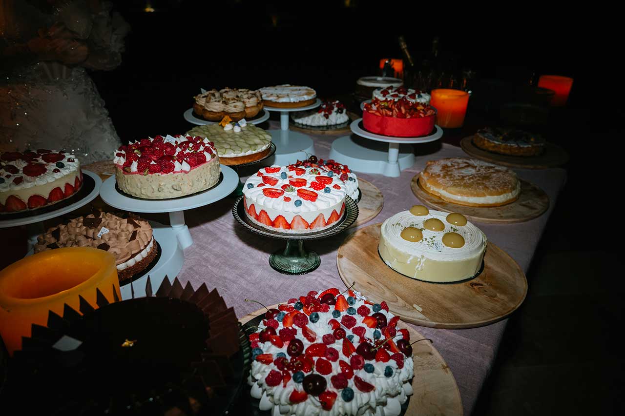 buffet de dessert mariage luxe à domicile