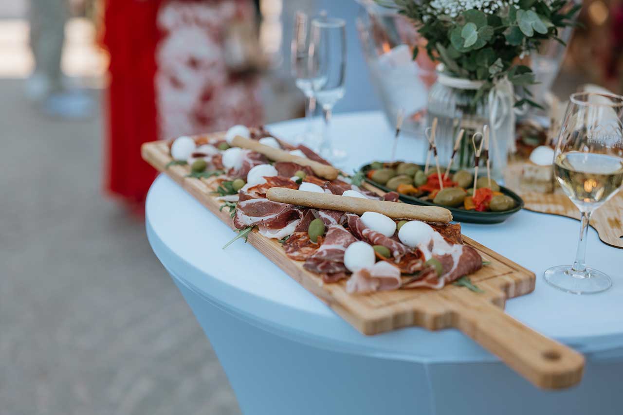 cocktail mariage extérieur luxe