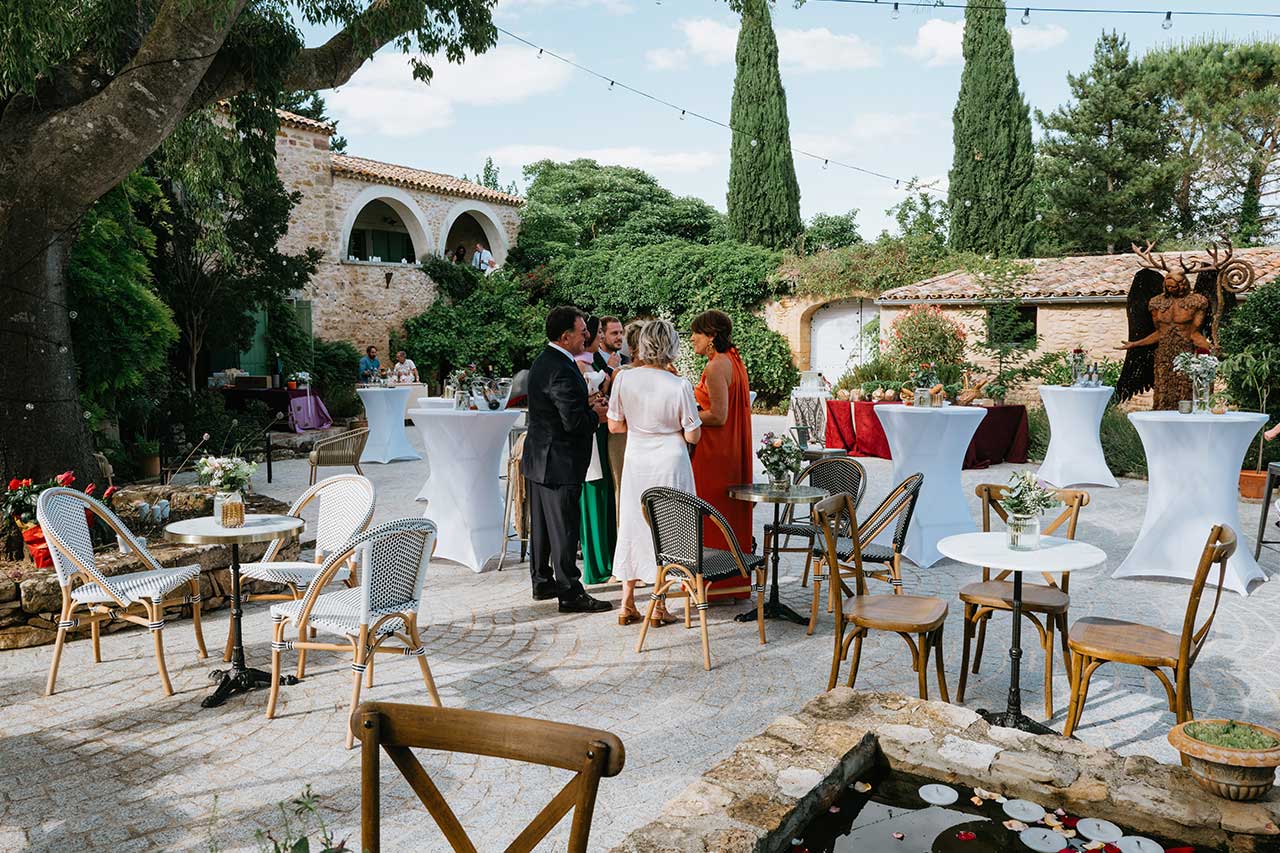 cocktail mariage luxe a la maison