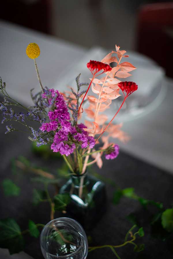 composition florale mariage bucolique à domicile