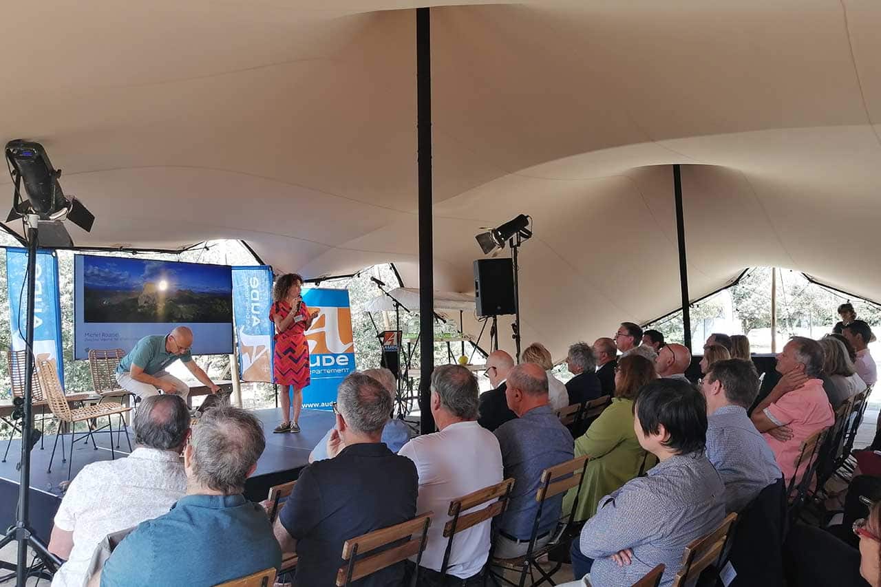 congrès association sous tente stretch nomade