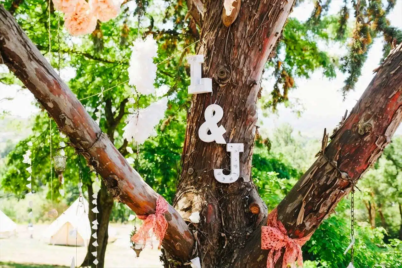 décoration de mariage à domicile dans le vaucluse pour L&J