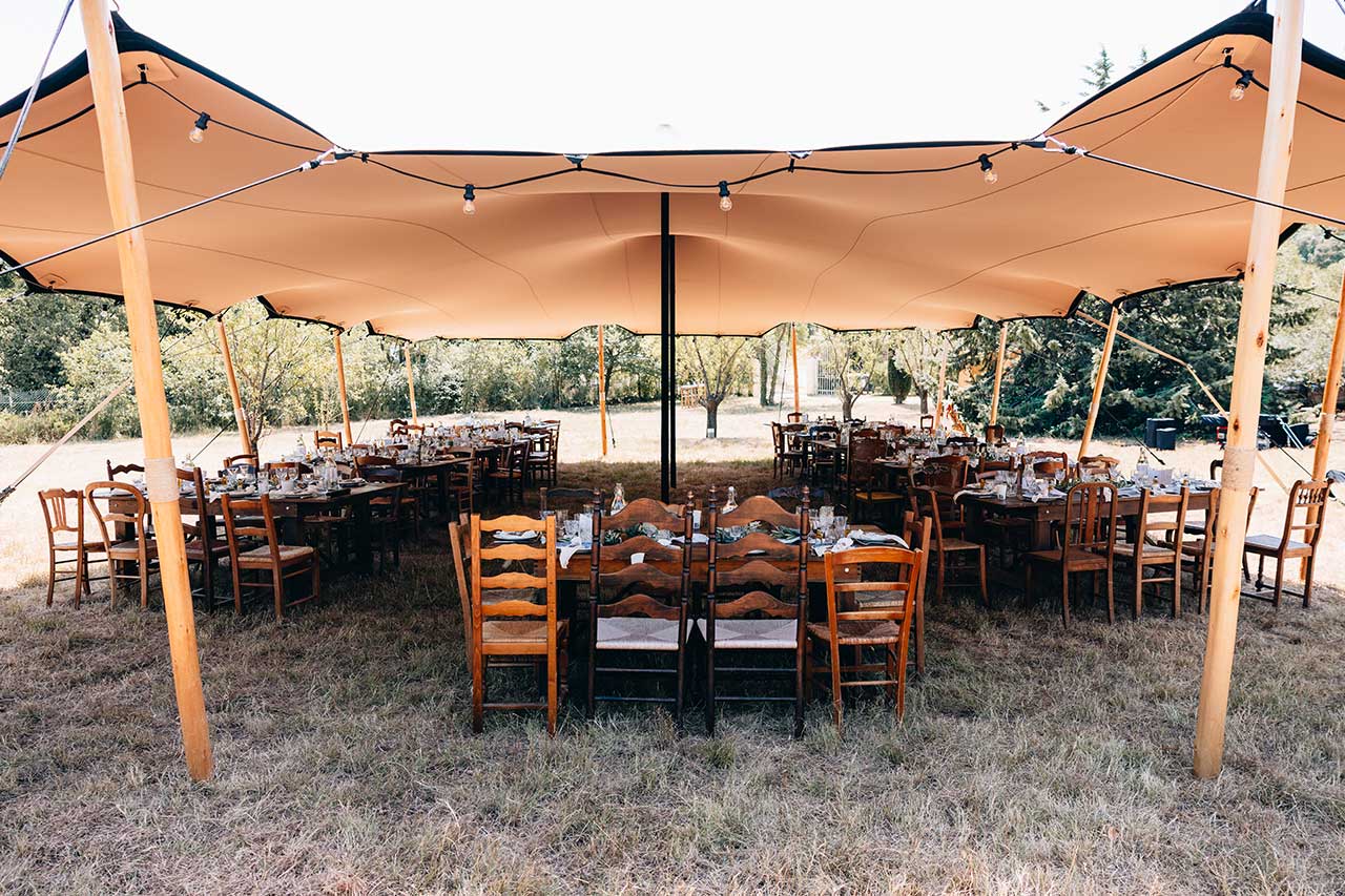 décoration tables mariage nature chic