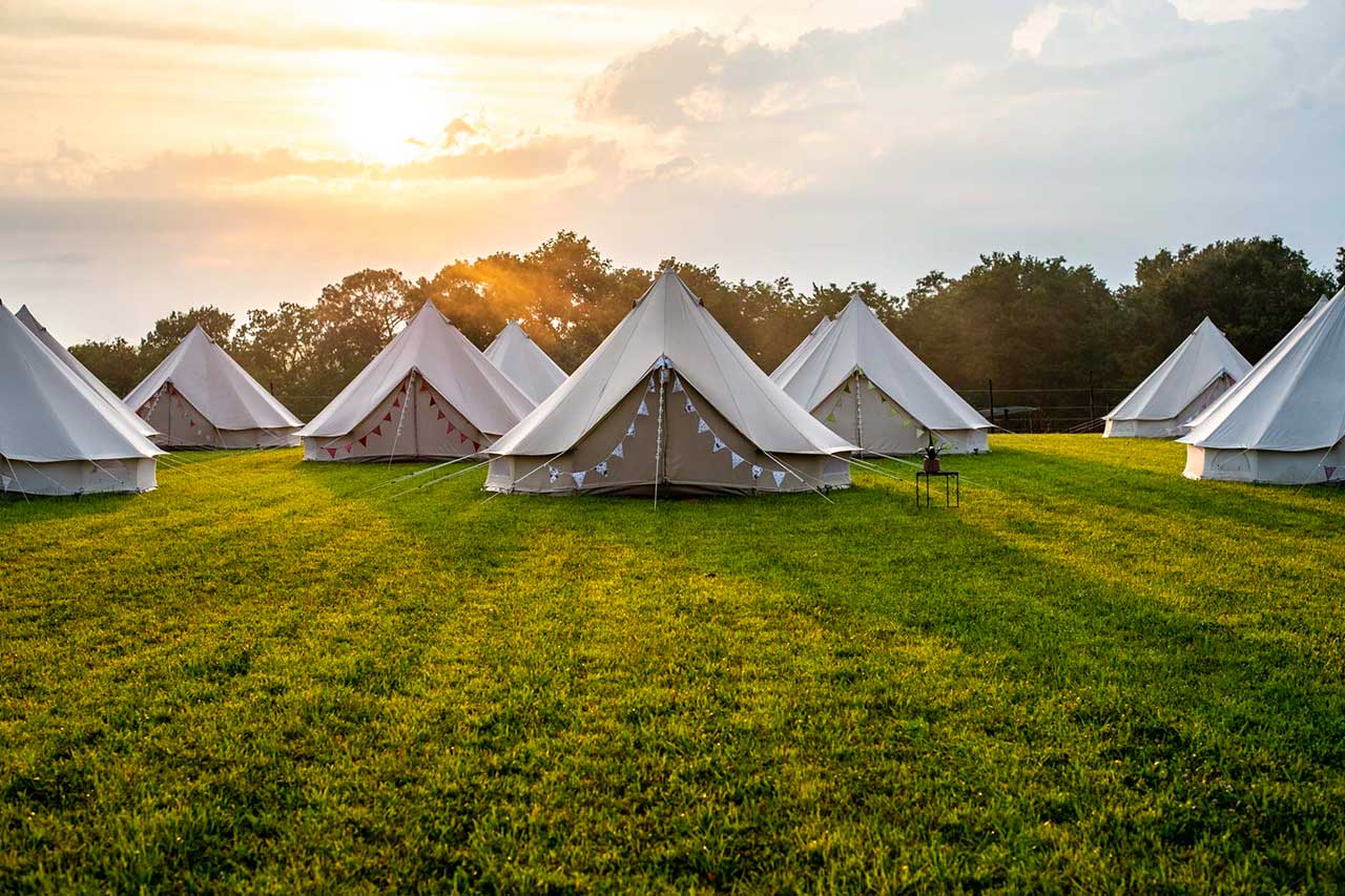 glamping luxe à domicile