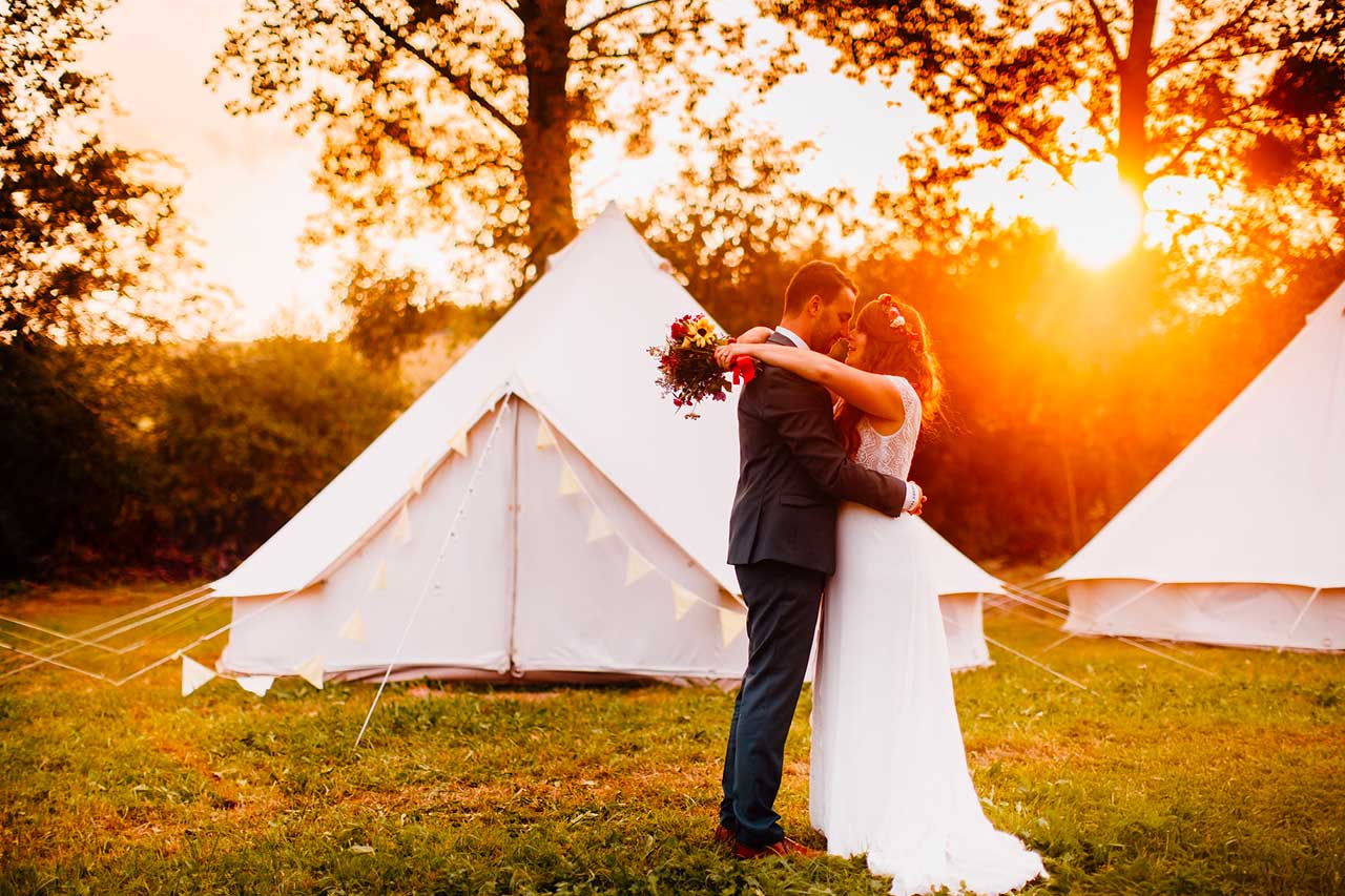 tentes glamping mariage festival