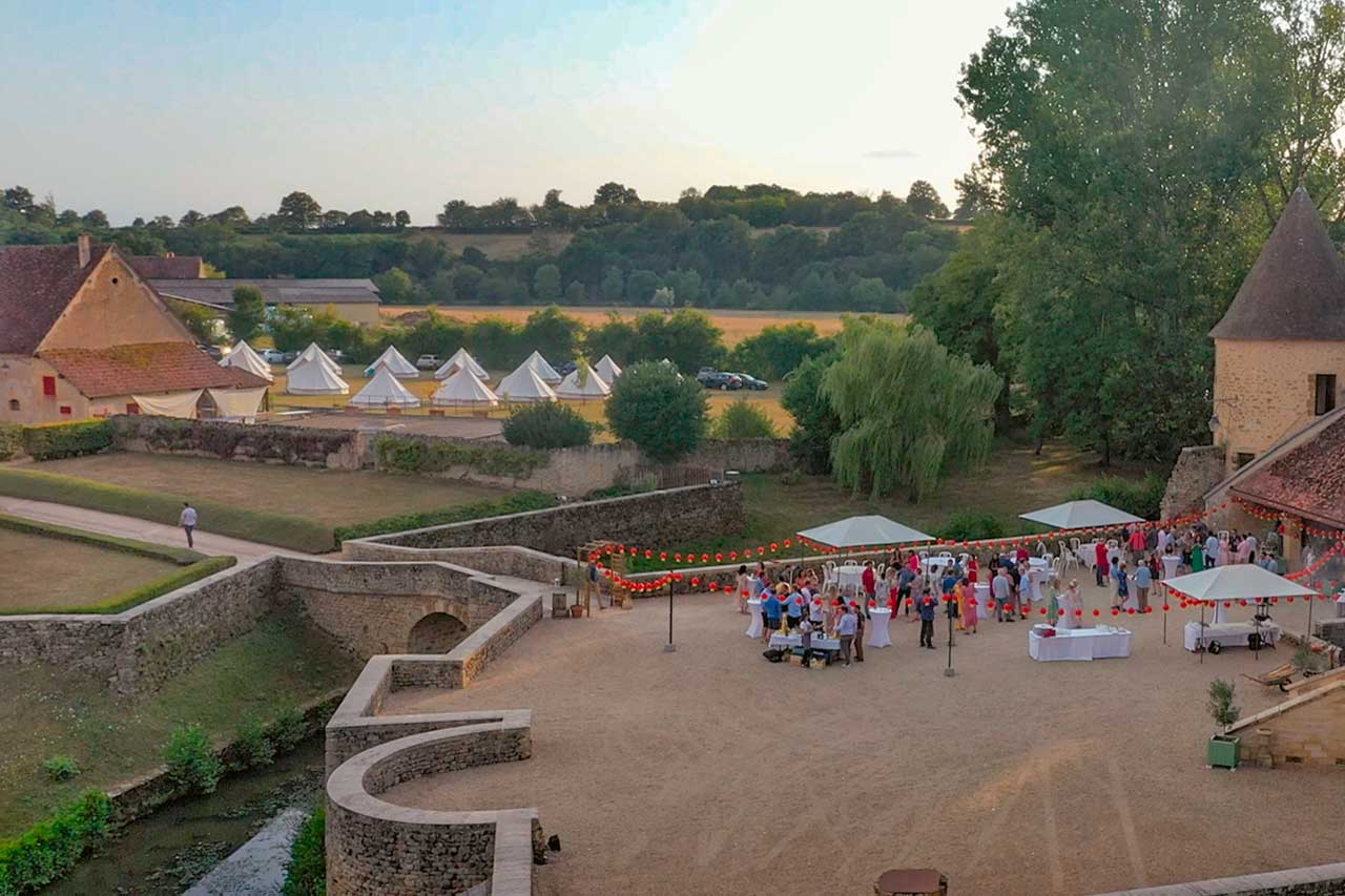 hébergement mariage à domicile