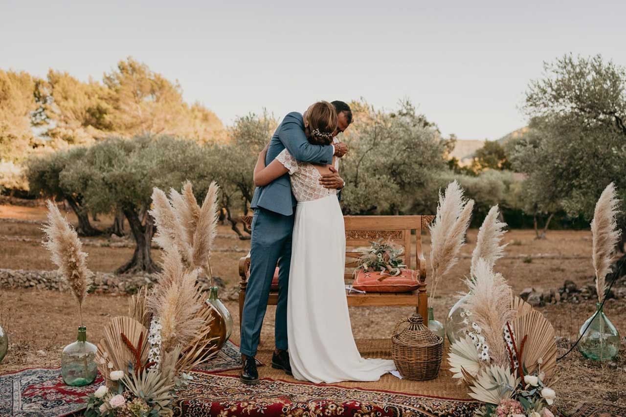 mariage en plein air à domicile