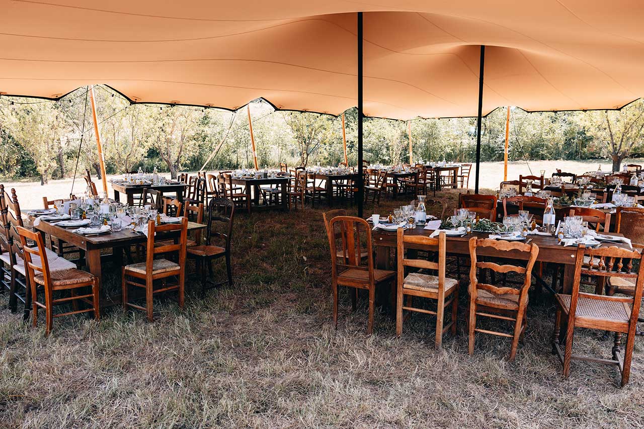 mariage sous tente nomade