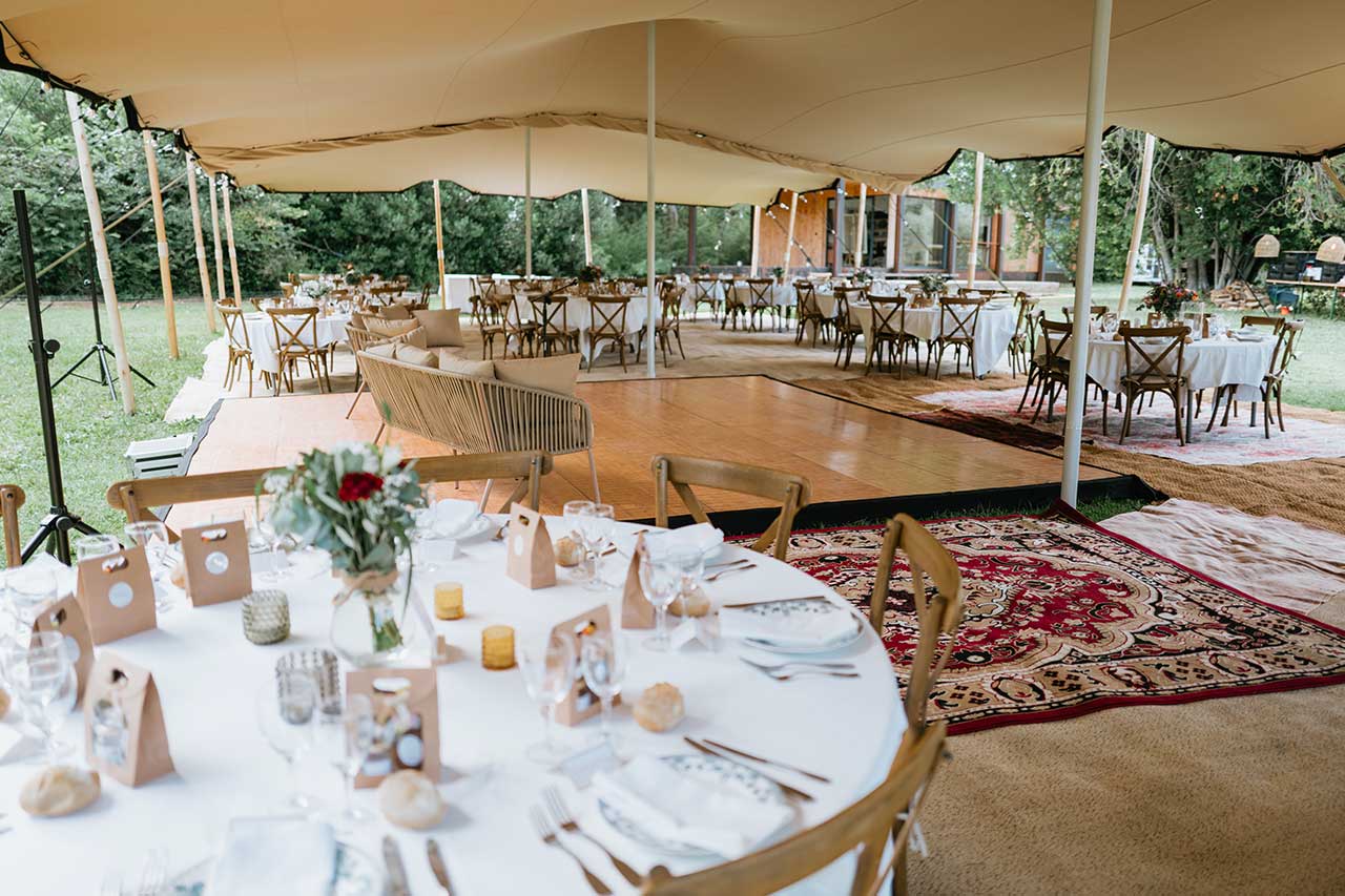 piste de danse chapiteau mariage