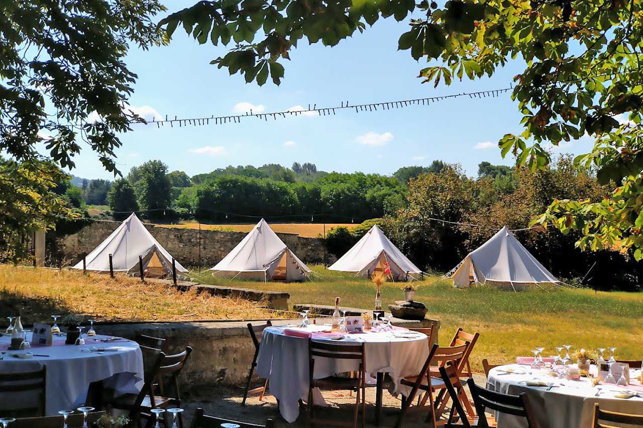 séminaire nature en provence sous tentes tipi lodge