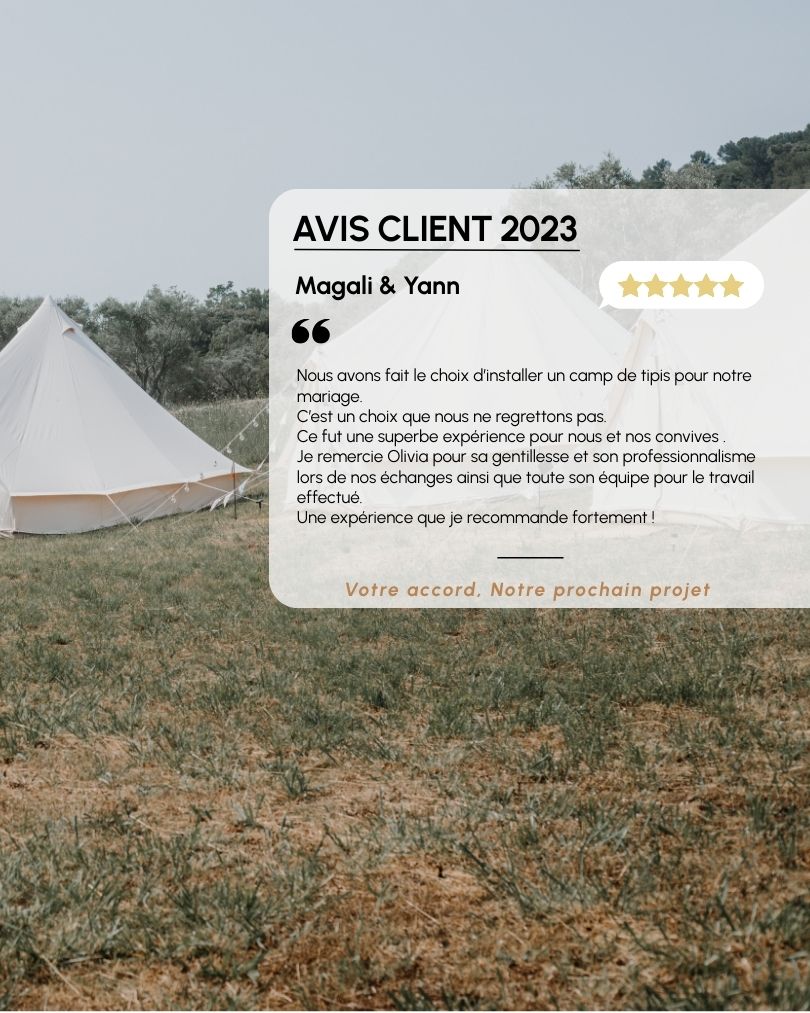 Avis client 2023 de Magali et Yann