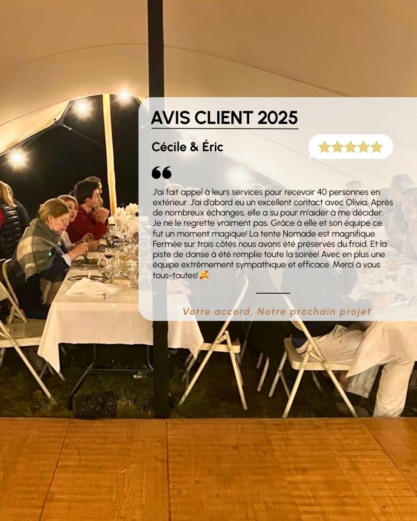 Avis client 2025 de Cécile et Éric