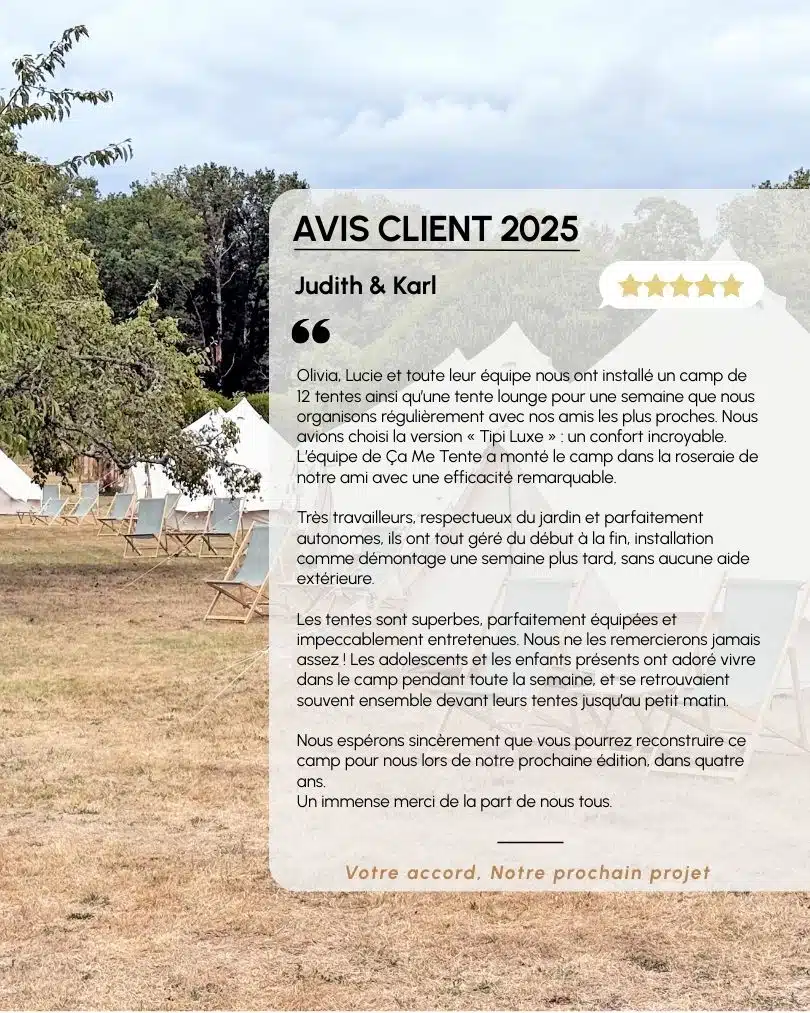 Avis client 2025 de Judith et Karl