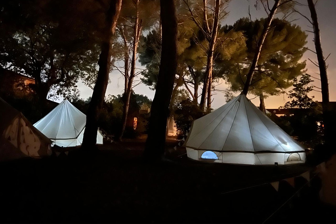 campement festival nuit tipi hebergement